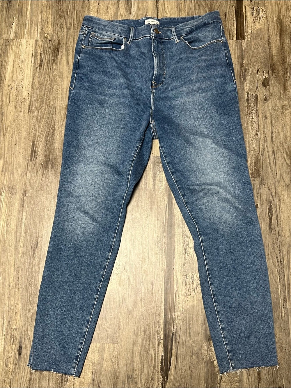 Good American Always Fits Good Waist Skinny Jeans Indigo 324 Size 14-18 34x29